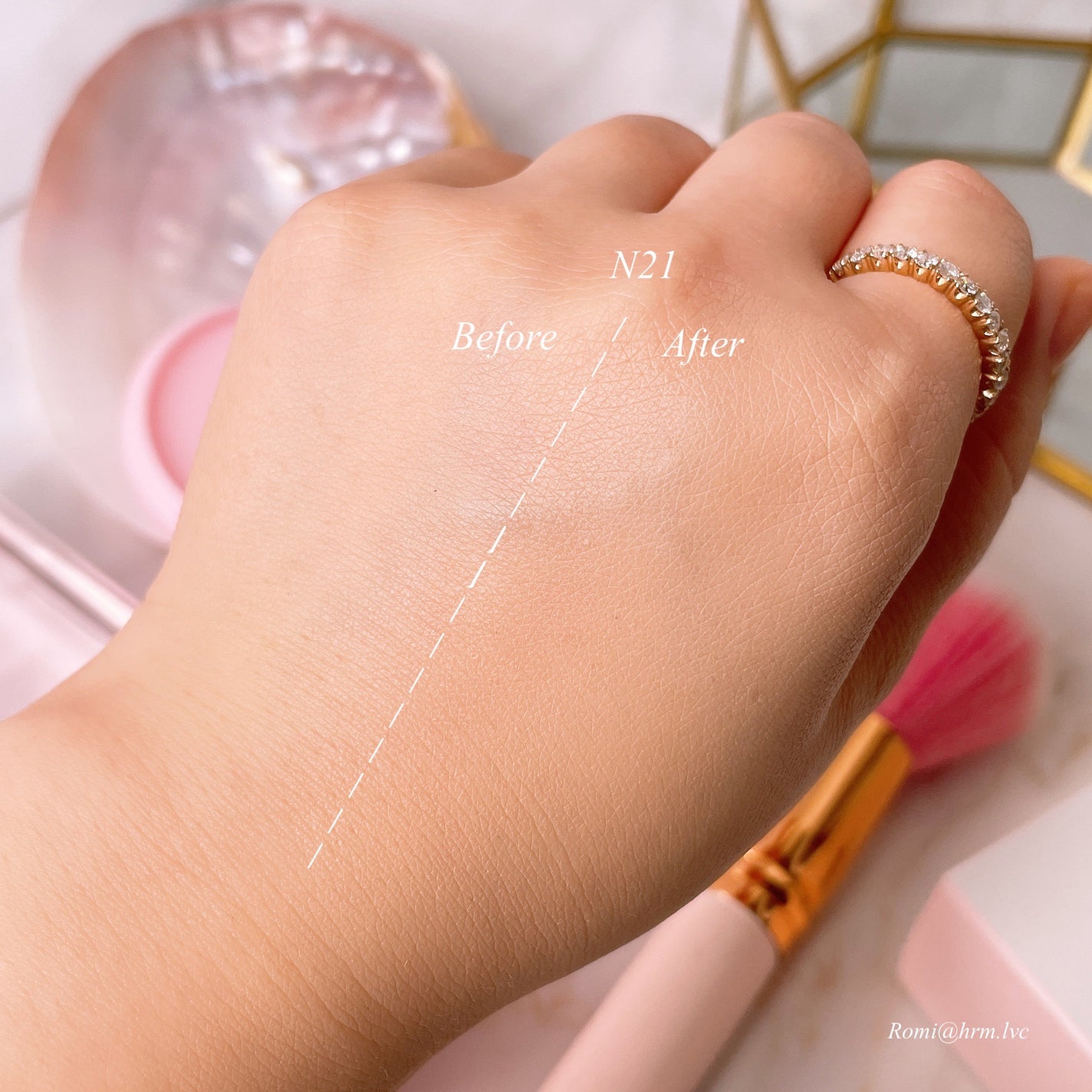 ピンクティーツリーカバークッション/APLIN/クッションファンデーションを使ったクチコミ(8枚目)