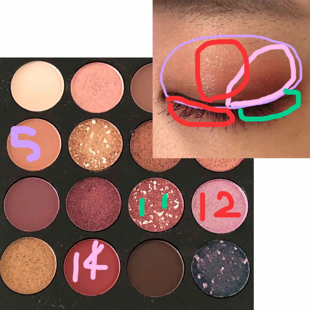 大英博物館 エジプトシリーズ アイシャドウパレット/ZEESEA/アイシャドウパレットを使ったクチコミ（2枚目）