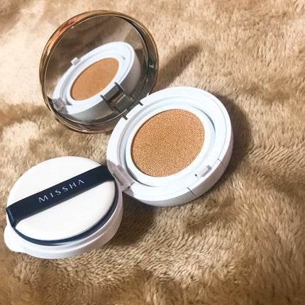 M クッション ファンデーション(モイスチャー)/MISSHA/クッションファンデーションを使ったクチコミ(2枚目)