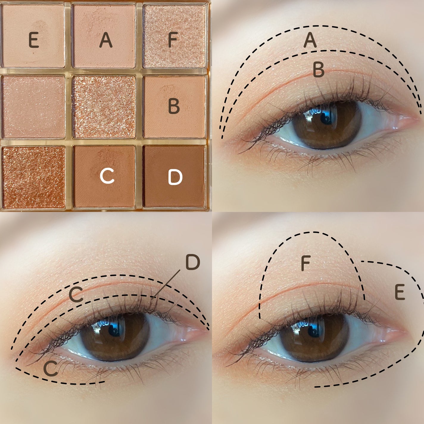 KEYBO FALL IN LOVE SHADOW PALETTE/keybo/アイシャドウパレットを使ったクチコミ(6枚目)