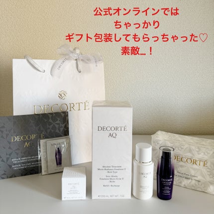 AQ アブソリュート エマルジョン マイクロラディアンス Ⅱ/DECORTÉ/乳液を使ったクチコミ(6枚目)