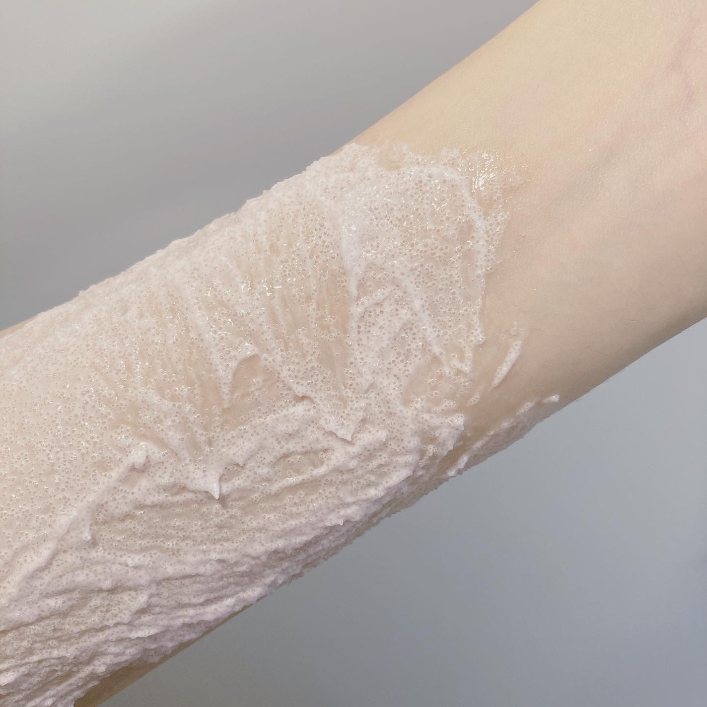 Q+Me スウィート ボム タラソ スクラブ/AGARISM/バスト・ヒップケアを使ったクチコミ(4枚目)