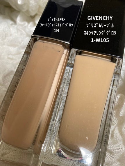 プリズム・リーブル・スキンケアリング・グロウ/GIVENCHY/リキッドファンデーションを使ったクチコミ(2枚目)