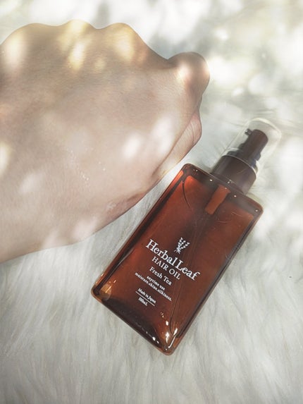 オーガニックヘアオイル フレッシュティーの香り/ハーバルリーフ/ヘアオイルを使ったクチコミ(3枚目)