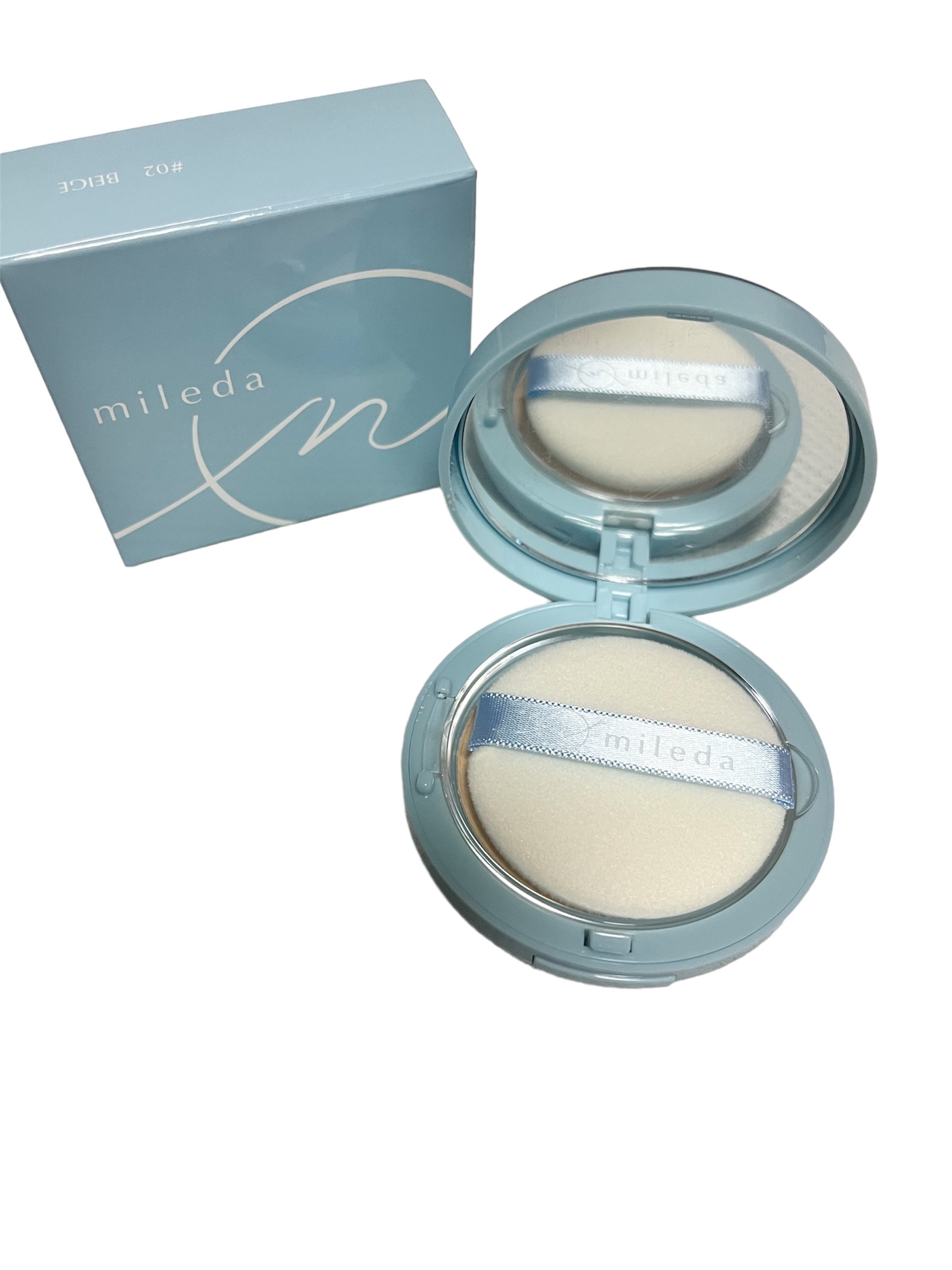 スムースフィットファンデーション ＃02 BEIGE/mileda/パウダーファンデーションを使ったクチコミ（2枚目）