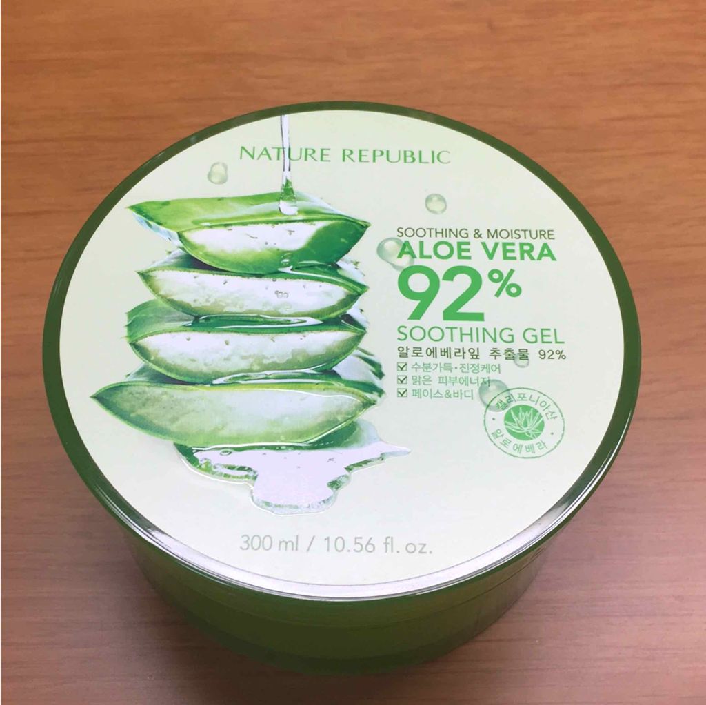 マイルド＆モイスチャーアロエジェル/ネイチャーリパブリック/ボディローションを使ったクチコミ（1枚目）