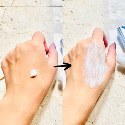 サンクリーム+/ DermaJ/日焼け止めクリームを使ったクチコミ(3枚目)