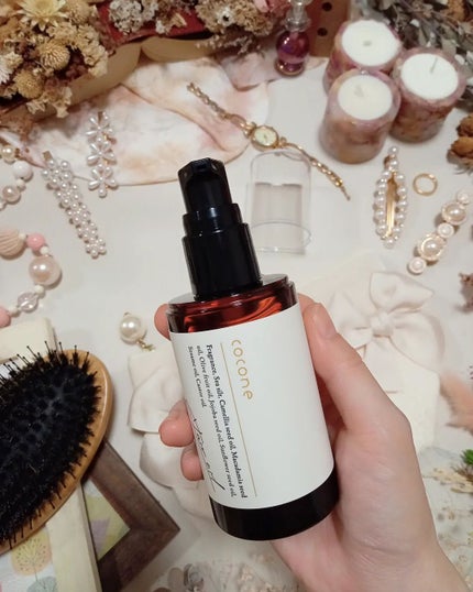 ヘアエッセンスオイル(モイスト)/cocone/ヘアオイルを使ったクチコミ(3枚目)