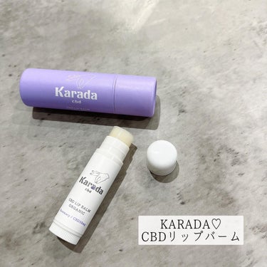 CBDリップバーム/KARADA CBD/リップケア・リップクリームを使ったクチコミ（1枚目）