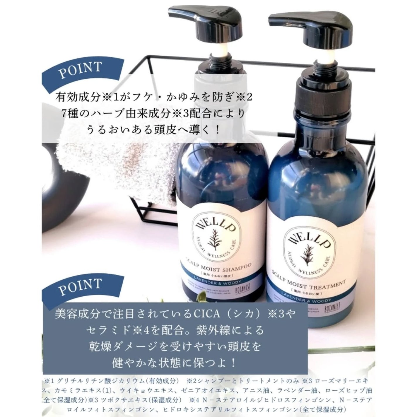 薬用スカルプケアシャンプー/トリートメント モイスト/WELLP/市販シャンプーを使ったクチコミ(3枚目)