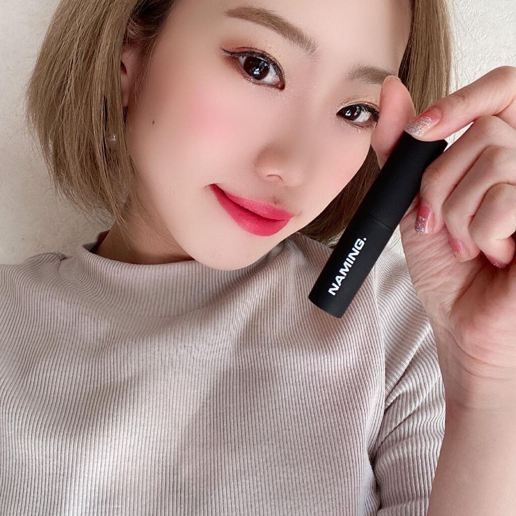 スマッジセミマットリップスティック/NAMING./口紅を使ったクチコミ(6枚目)