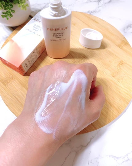 ベネフィーク クリア UV エッセンス(UV&IR)/BENEFIQUE/日焼け止めローションを使ったクチコミ(3枚目)