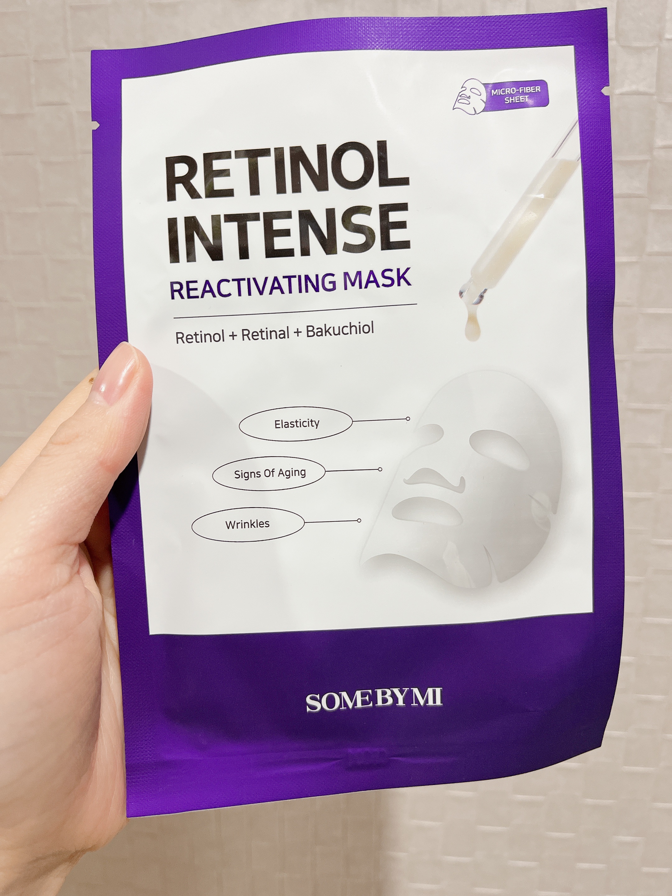 レチノールインテンスリアクティベーションマスク/SOME BY MI/シートマスク・パックを使ったクチコミ（1枚目）