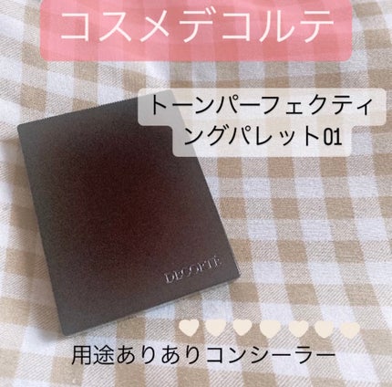トーンパーフェクティング パレット/DECORTÉ/パレットコンシーラーを使ったクチコミ(1枚目)