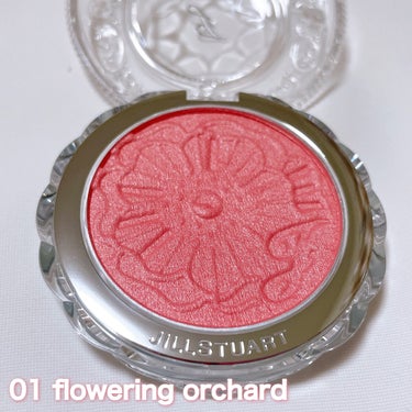 ジルスチュアート　メルティシマー ブラッシュ  01 flowering orchard/JILL STUART/パウダーチークを使ったクチコミ（2枚目）