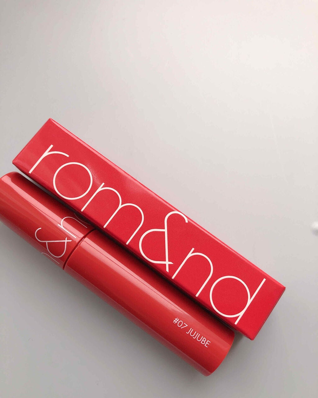 ジューシーラスティングティント/rom&nd/リップティントを使ったクチコミ(1枚目)