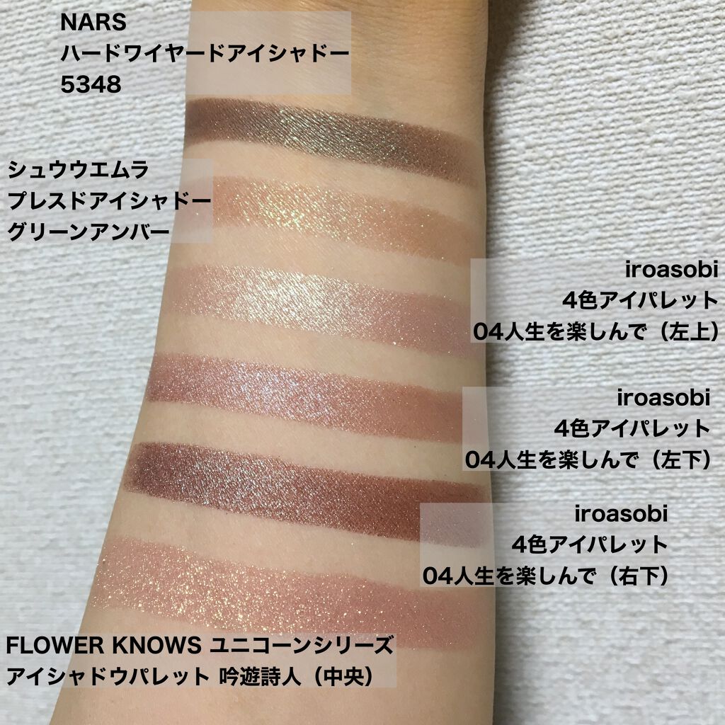 ローズユニコーンシリーズ アイシャドウパレット ワンダリングポエット(吟遊詩人)/FlowerKnows/アイシャドウパレットを使ったクチコミ（3枚目）