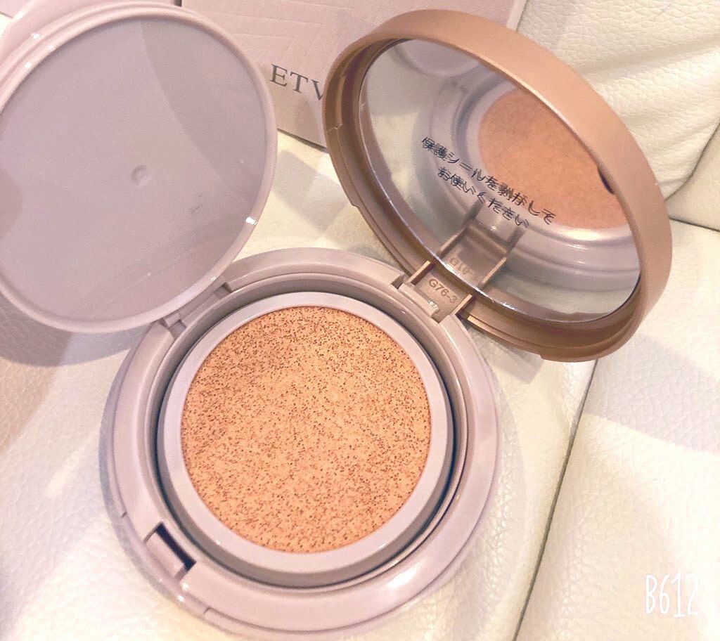 ミネラルグロウスキンクッション/エトヴォス/クッションファンデーションを使ったクチコミ(2枚目)