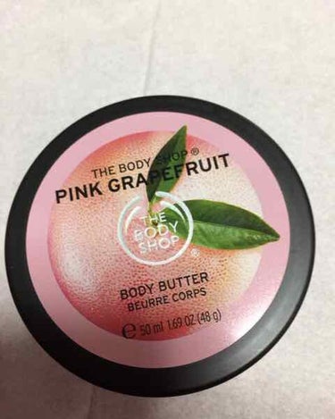 ボディバター ピンクグレープフルーツ/THE BODY SHOP/ボディクリームを使ったクチコミ（1枚目）