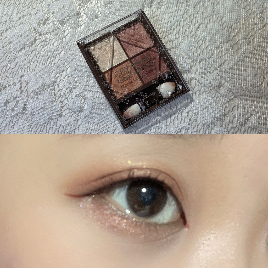 ニュアンスオンアイシャドウ/CEZANNE/アイシャドウパレットを使ったクチコミ（1枚目）