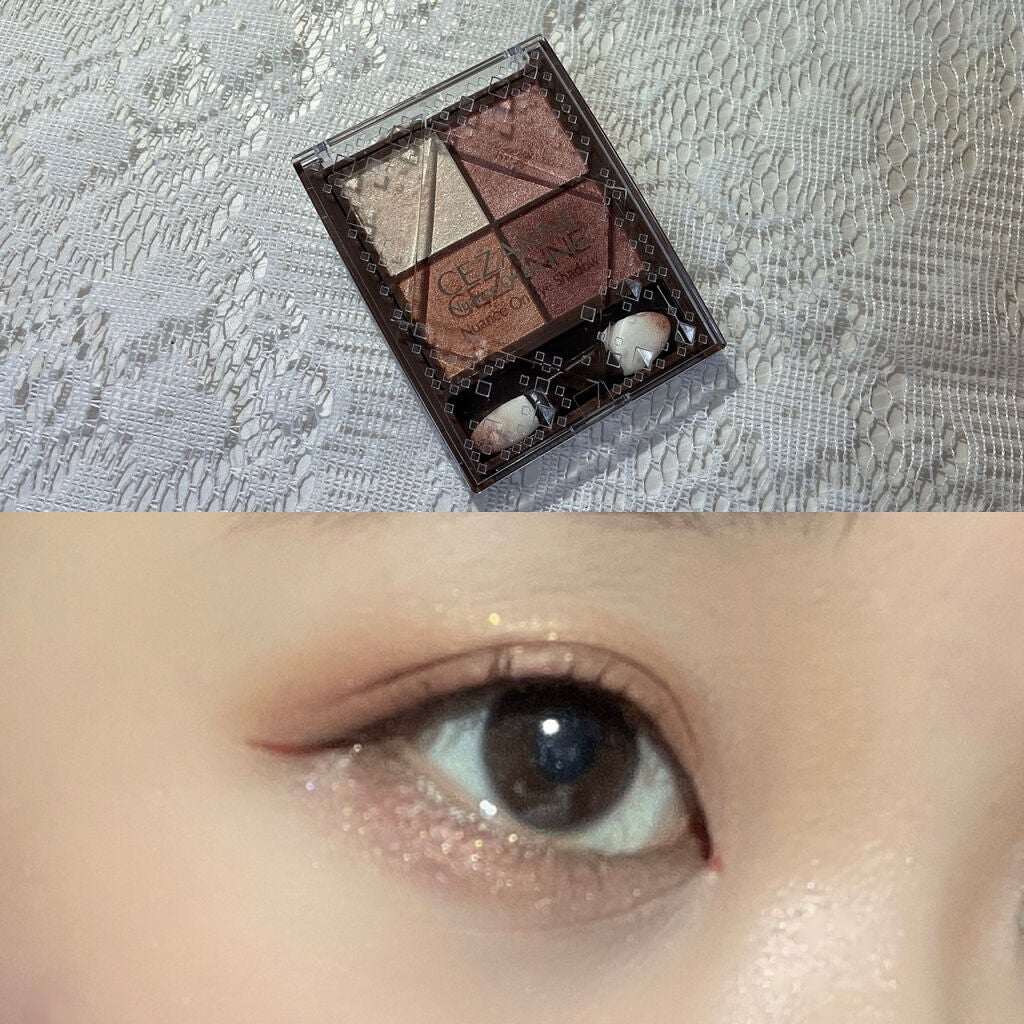 ニュアンスオンアイシャドウ/CEZANNE/アイシャドウパレットを使ったクチコミ(1枚目)