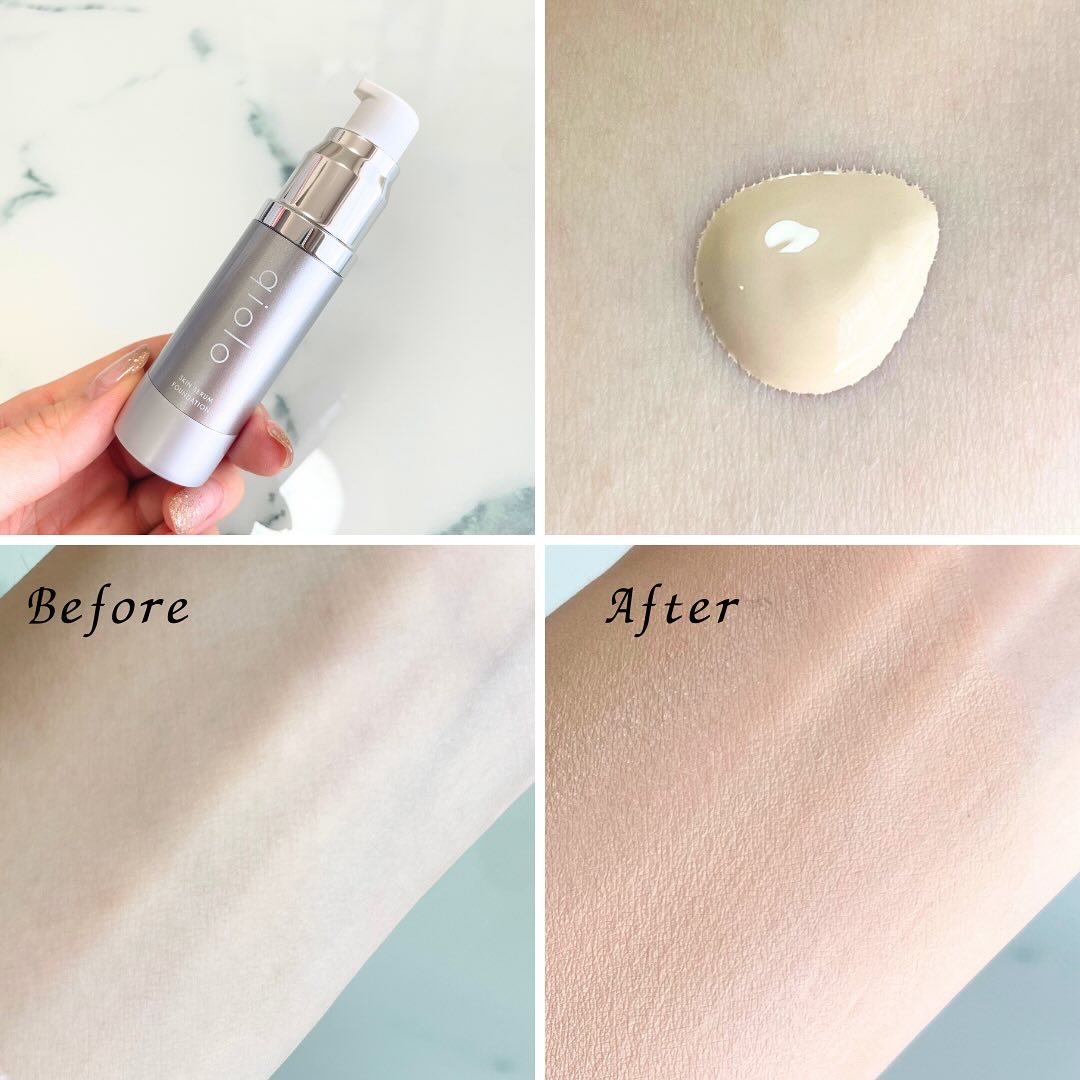 スキンセラムファンデーション/qiolo/リキッドファンデーションを使ったクチコミ（2枚目）