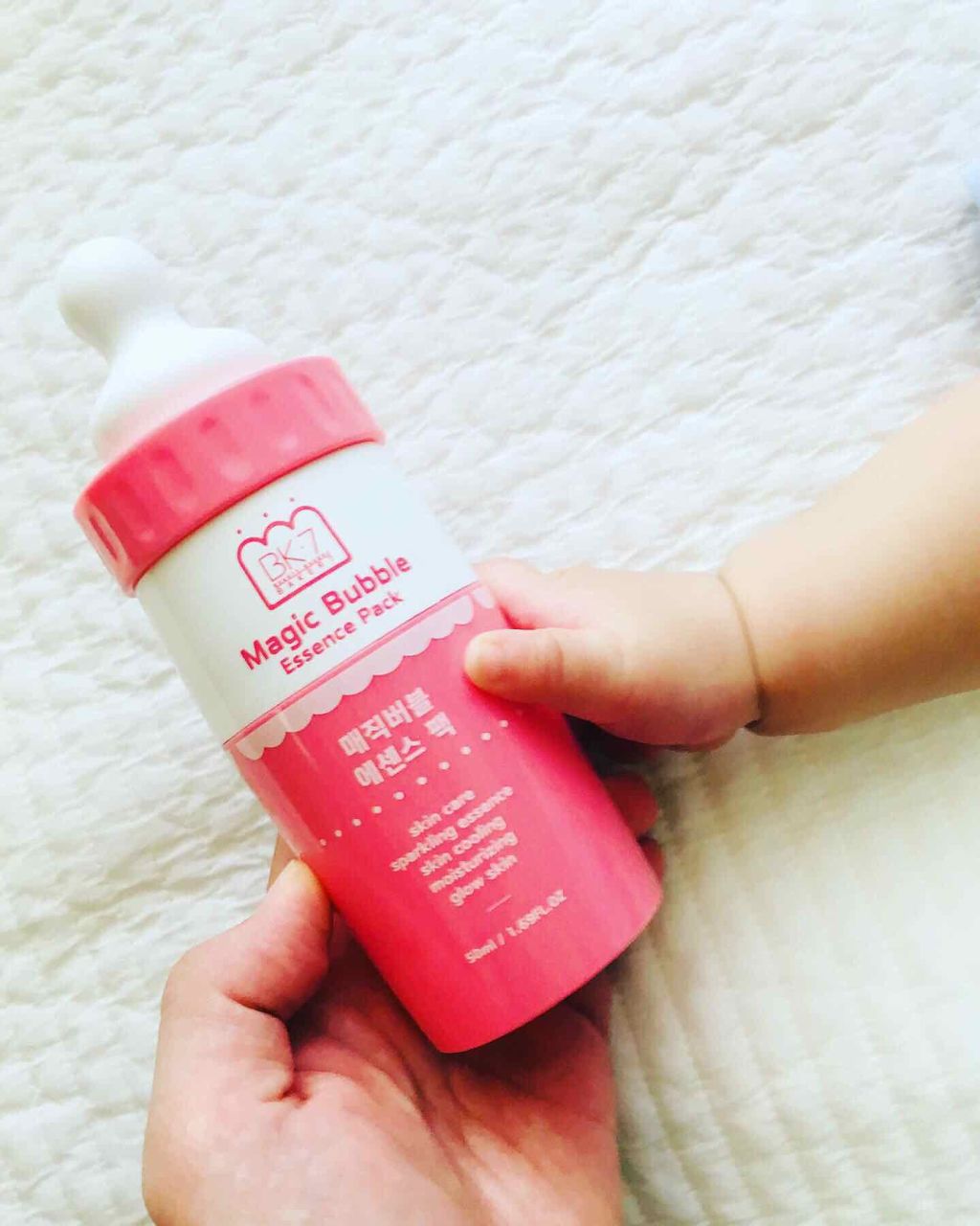 マジックバブルエッセンスパック(ピンク) /BAKER7/洗い流すパック・マスクを使ったクチコミ(2枚目)