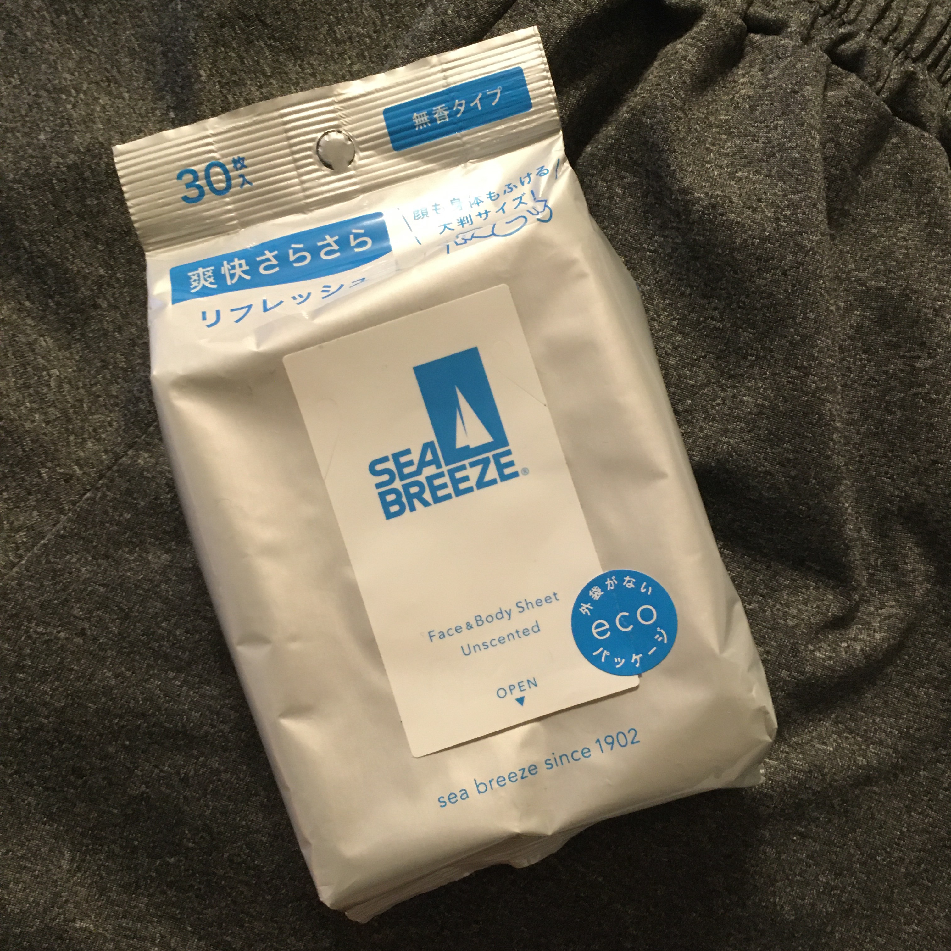 フェイス＆ボディシート Ｎ (無香タイプ)  30枚入/シーブリーズ/ボディシートを使ったクチコミ（1枚目）