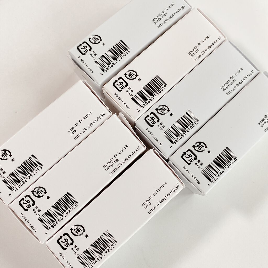 スムースフィットリップスティック/LiKEY BEAUTY/口紅を使ったクチコミ(9枚目)