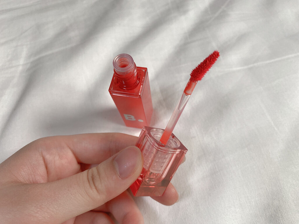 カラースプラッシュウォーターティント/B. by BANILA/リップティントを使ったクチコミ（3枚目）