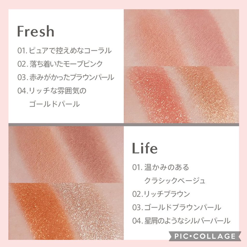 ジャストアイパレット LIFE/Laka/アイシャドウパレットを使ったクチコミ（2枚目）