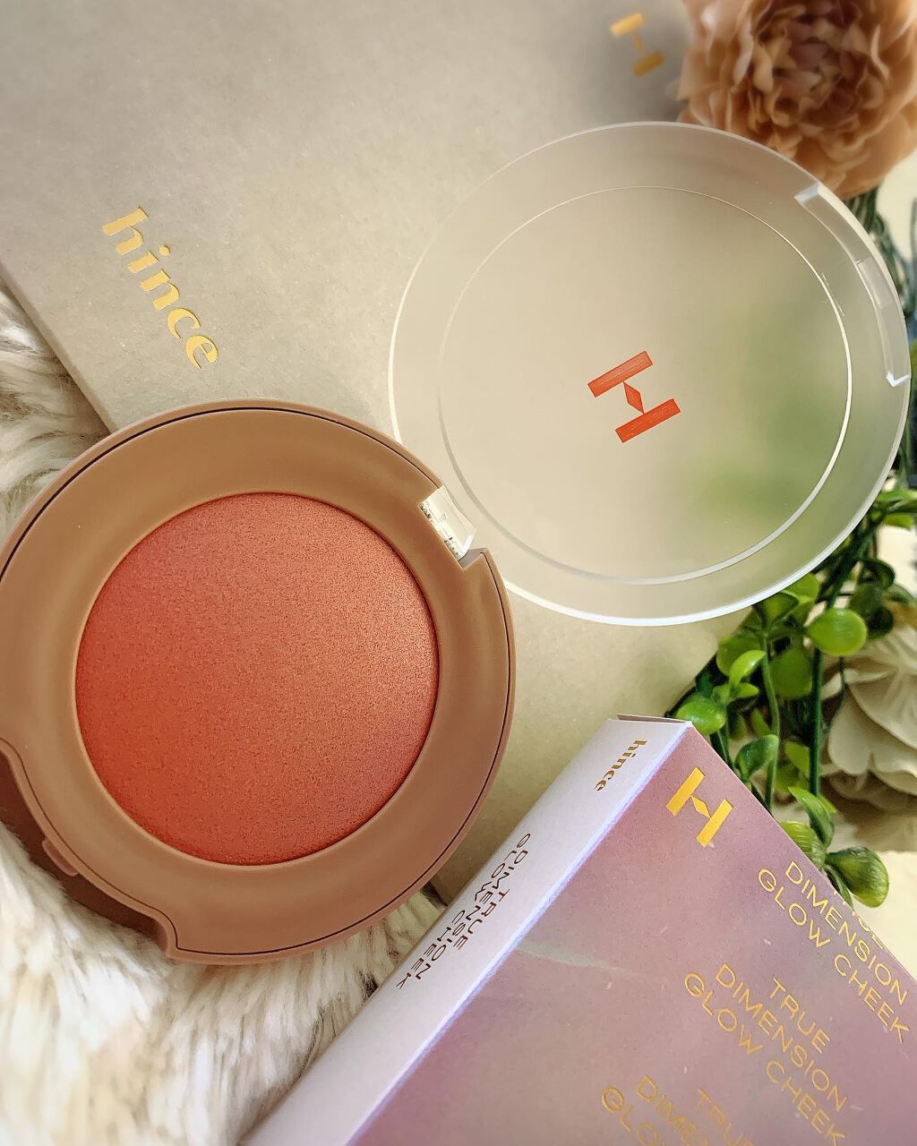 トゥルーディメンショングロウチーク/hince/パウダーチークを使ったクチコミ(3枚目)