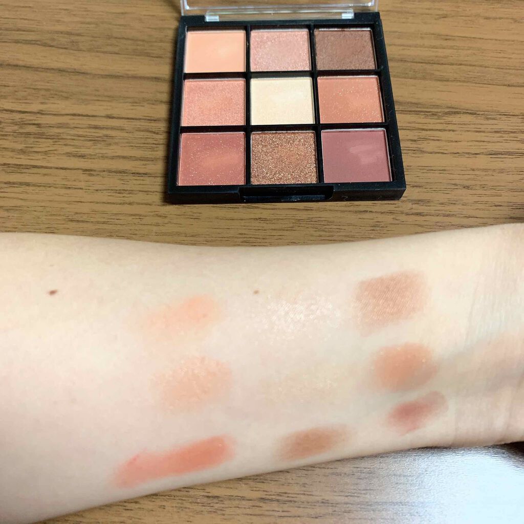 UR GLAM BLOOMING EYE COLOR PALETTE/U R GLAM/アイシャドウパレットを使ったクチコミ(3枚目)