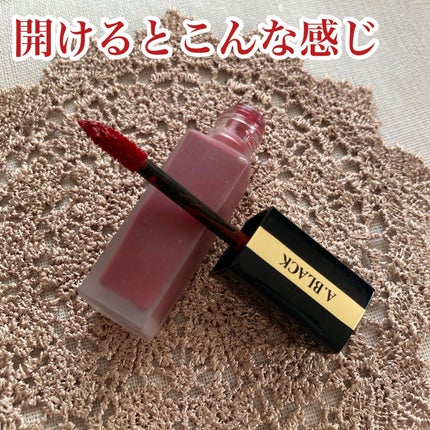 アーティスティックベルベットティント/A.BLACK/リップティントを使ったクチコミ(3枚目)