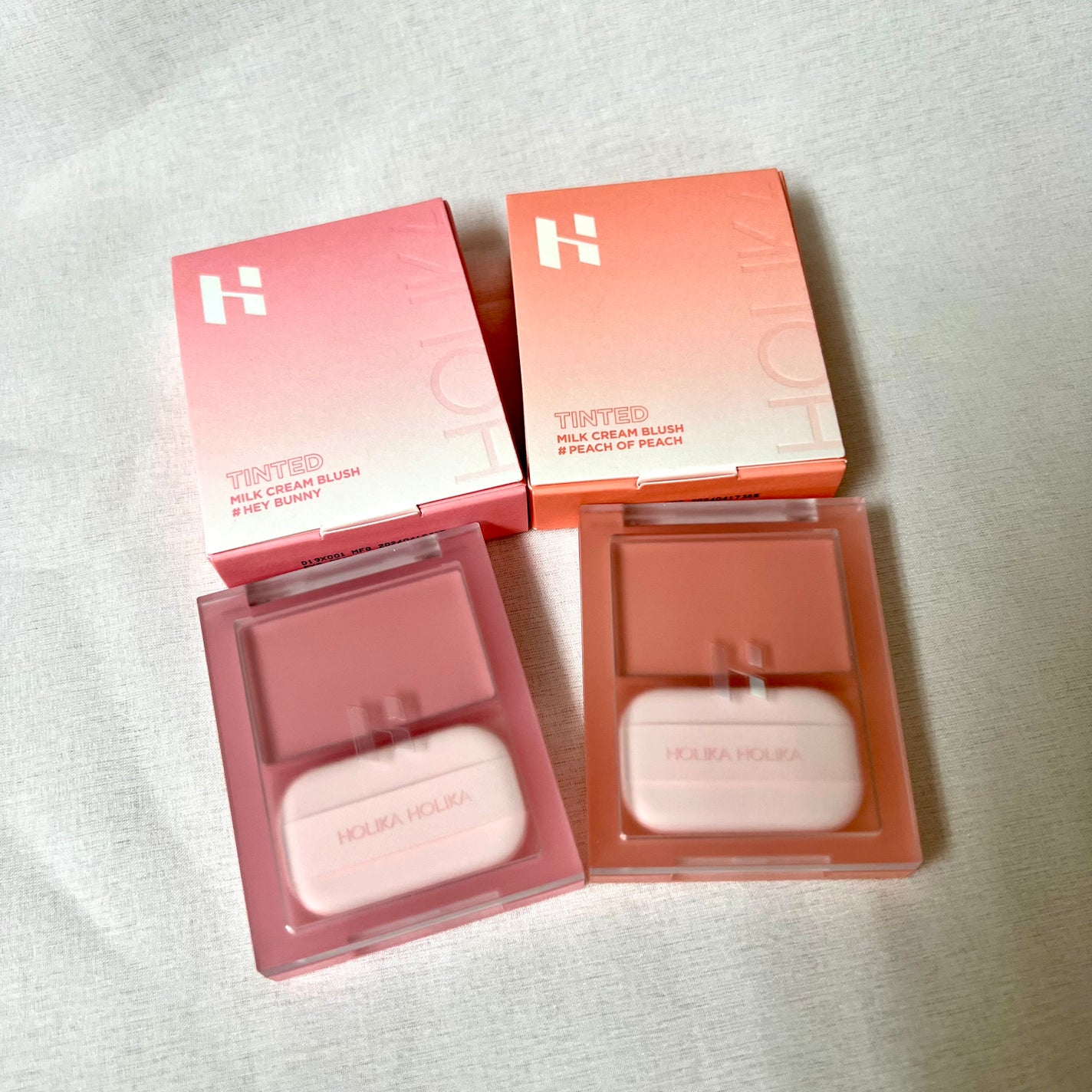 ティンテッドミルククリームブラッシュ /HOLIKA HOLIKA/ジェル・クリームチークを使ったクチコミ(3枚目)