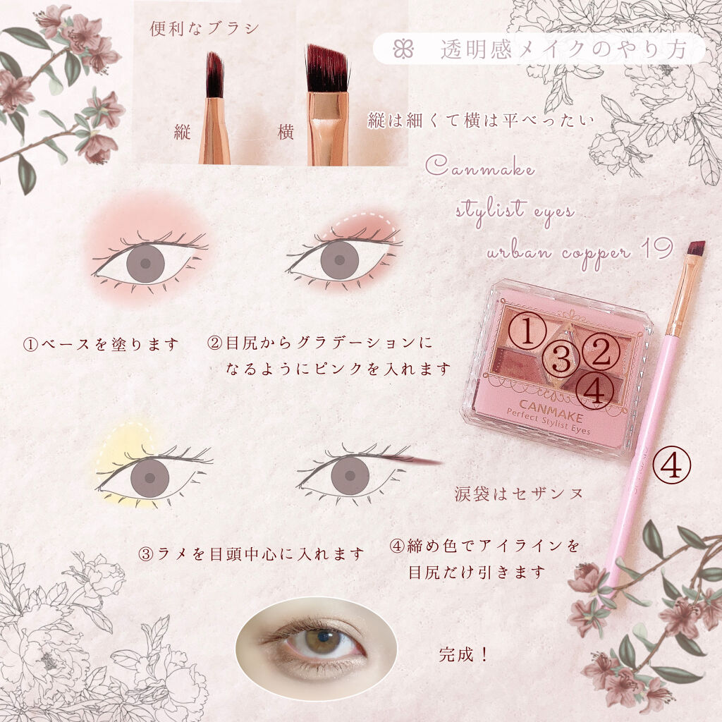 【旧品】パーフェクトスタイリストアイズ/キャンメイク/アイシャドウパレットを使ったクチコミ（2枚目）