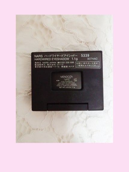 ハードワイヤードアイシャドー/NARS/単色アイシャドウを使ったクチコミ(4枚目)