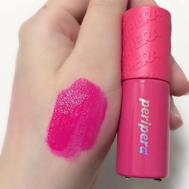 PERIPERA インク ザ タトゥーのクチコミ「パキッとした鮮やかな青みピンクが可愛い💕

ペリペラ インク ザ タトゥー
01 キングピンク.....」（1枚目）