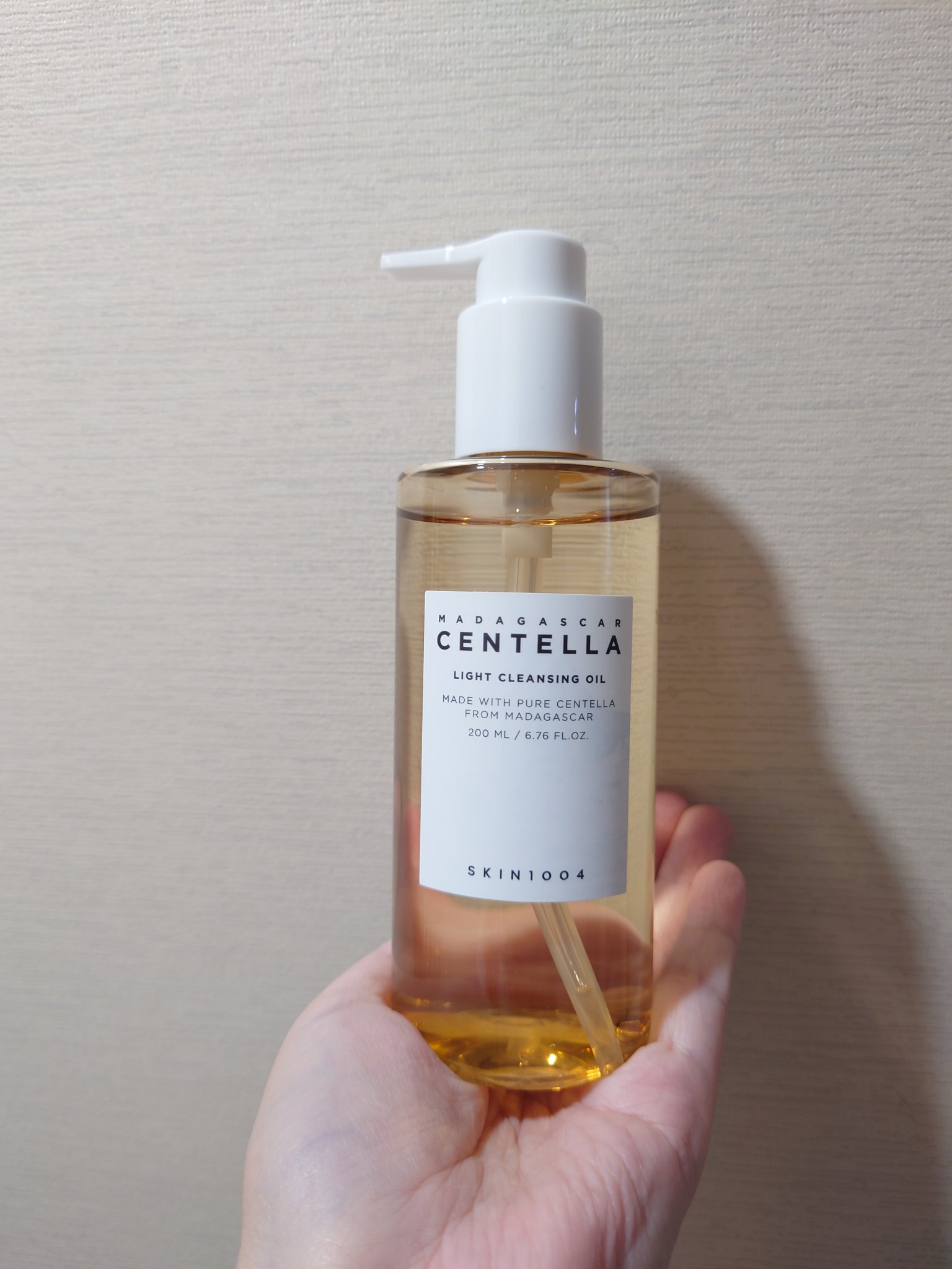センテラ ライトクレンジングオイル/SKIN1004/オイルクレンジングを使ったクチコミ（2枚目）