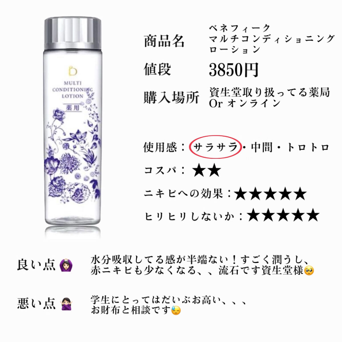 皮脂トラブルケア 化粧水/キュレル/化粧水を使ったクチコミ（3枚目）