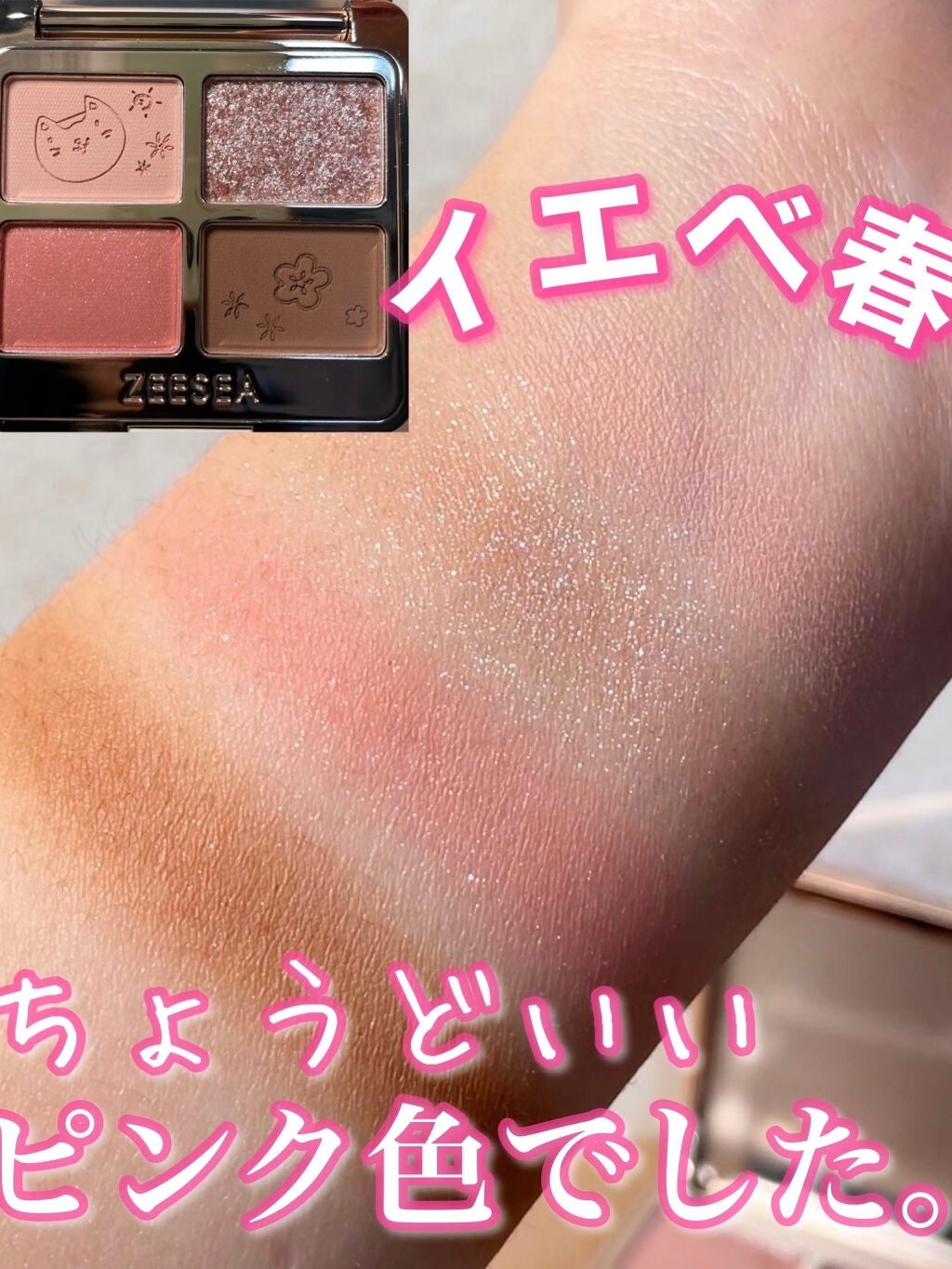 アニマルアイシャドウ(4シェード)/ZEESEA/アイシャドウパレットを使ったクチコミ(1枚目)