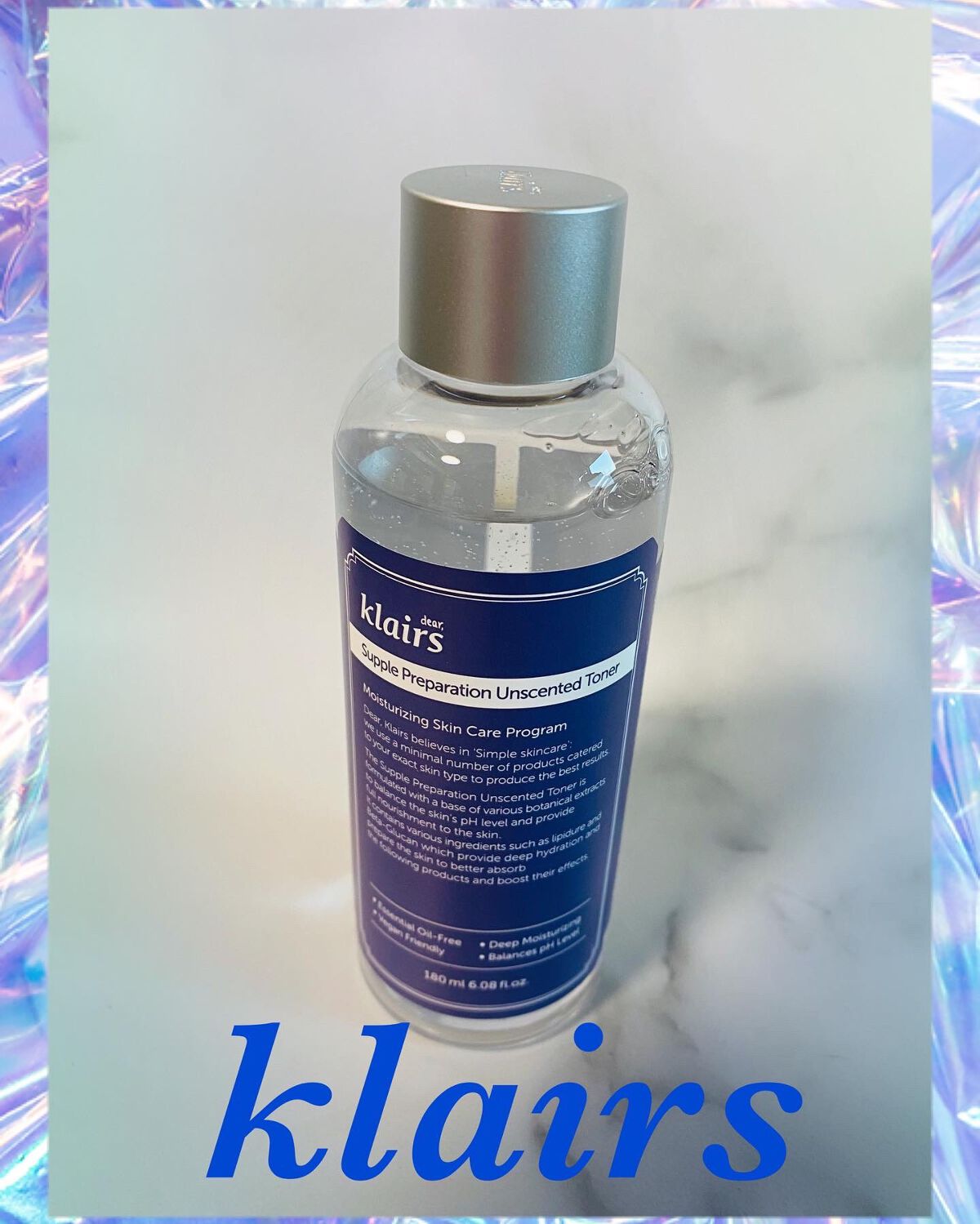 サプルプレパレーションアンセンテッドトナー(180ml)/Klairs/化粧水を使ったクチコミ(1枚目)