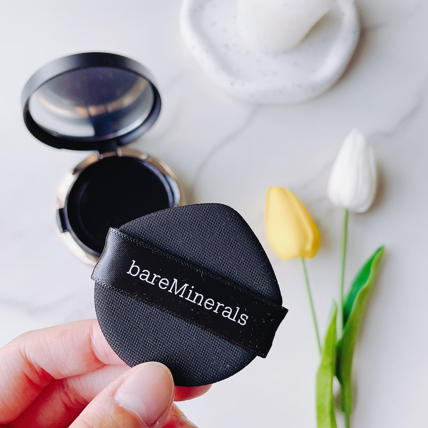 オリジナル ピュア セラム カバーアップ クッション/bareMinerals/クッションファンデーションを使ったクチコミ（3枚目）