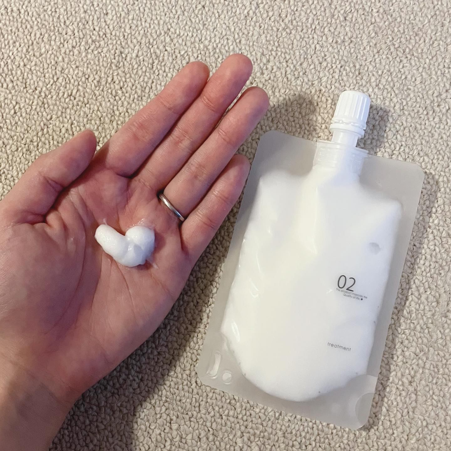 ヘアケアトライアルセット/QUEEN'S BATHROOM/トライアルキットを使ったクチコミ（3枚目）