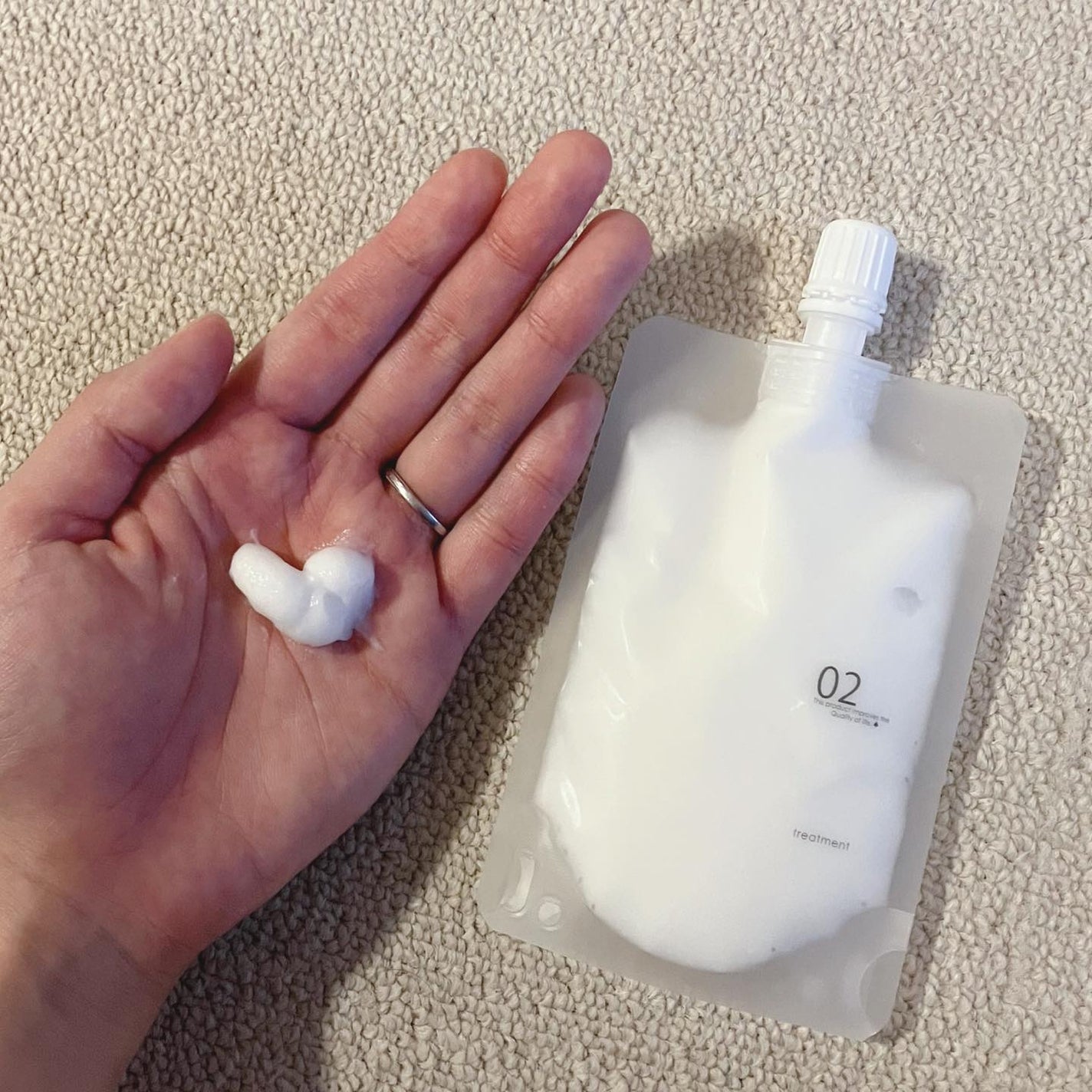 ヘアケアトライアルセット/QUEEN'S BATHROOM/トライアルキットを使ったクチコミ(3枚目)