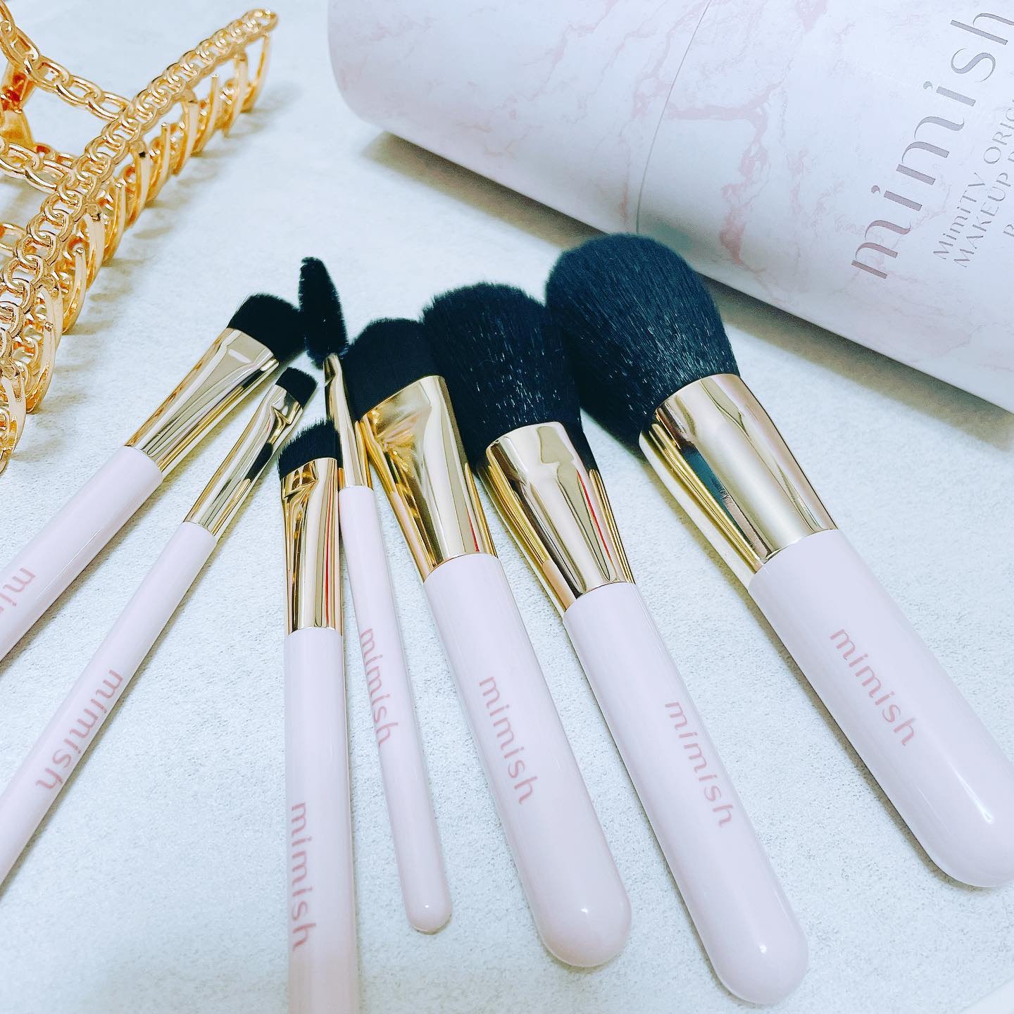 メイクブラシセット/mimish/その他キットセットを使ったクチコミ（1枚目）