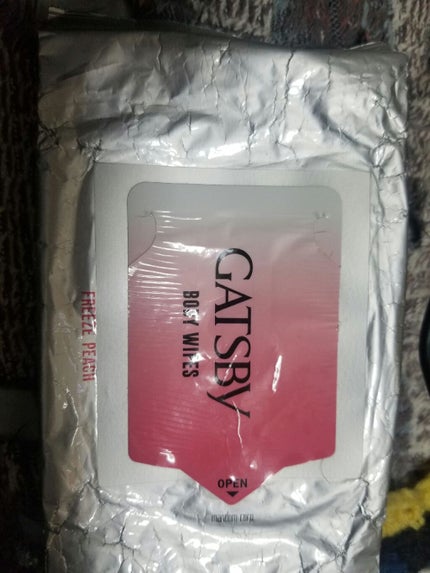 アイスデオドラント ボディペーパー フリーズピーチ <徳用タイプ> (医薬部外品)/ギャツビー/ボディシートを使ったクチコミ(1枚目)