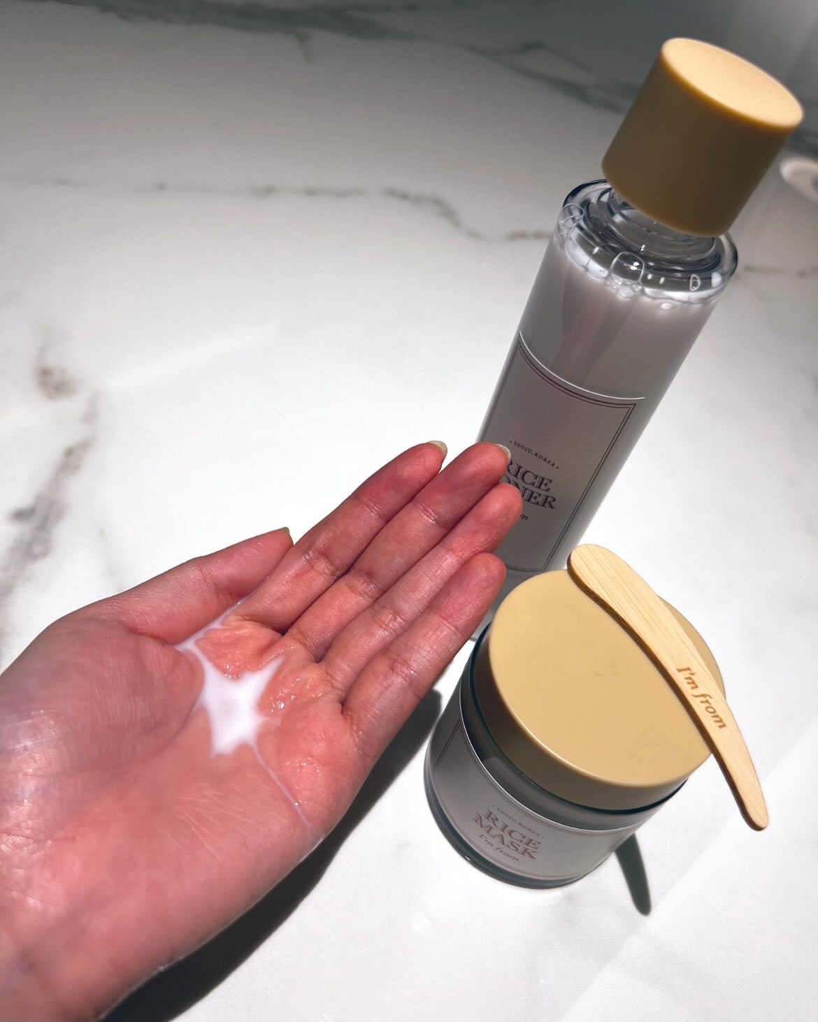 RICE MASK/I'm from/洗い流すパック・マスクを使ったクチコミ（2枚目）