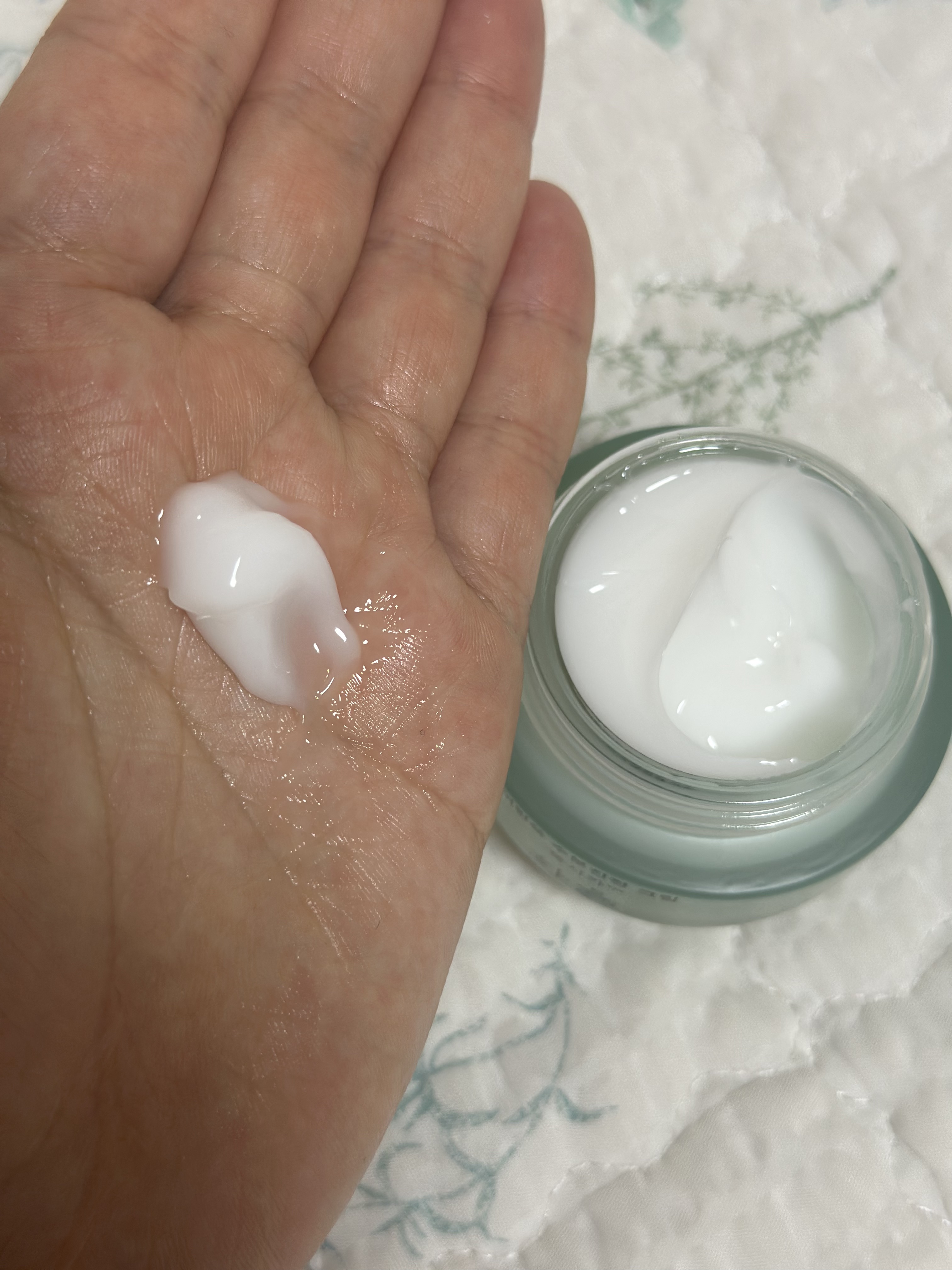 ピュアアルテミシア カーミングウォータークリーム/HANYUL(ハンユル)/フェイスクリームを使ったクチコミ（3枚目）