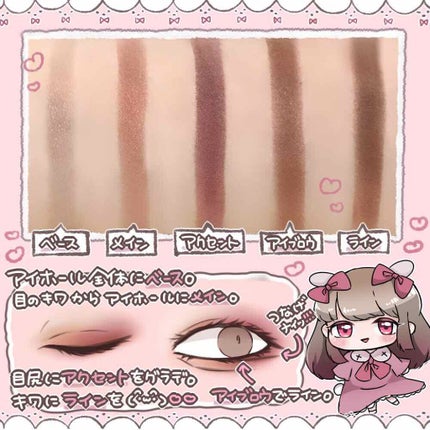 パーフェクトマルチアイズ/キャンメイク/アイシャドウパレットを使ったクチコミ(4枚目)